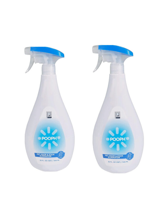 Pooph Pet Odor Eliminator, 32oz Spray, 2-Pack