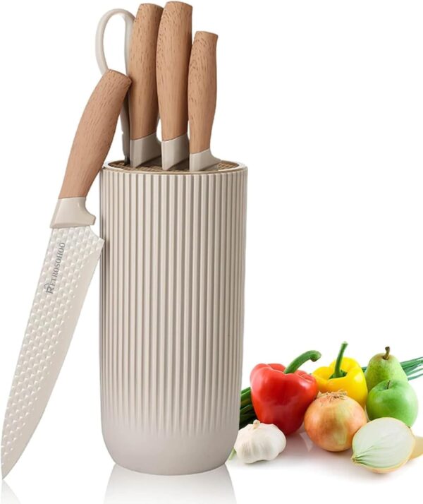 Retrosohoo 6-Piece Kitchen Knife Set – Khaki